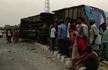 Private bus hits divider and overturns in Mainpuri; 17 dead, over 35 injured